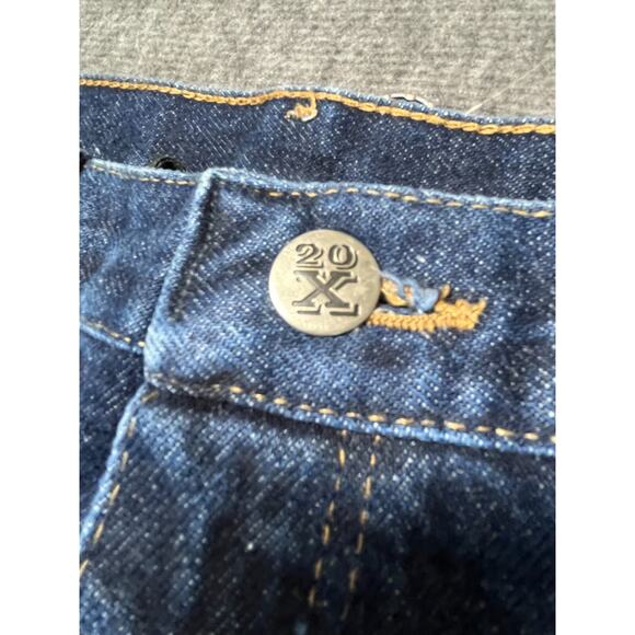 Wrangler 20X Jeans Men’s 36x32 Straight Fit Dark Wash Denim Mexico USA Fabric - Picture 6 of 10